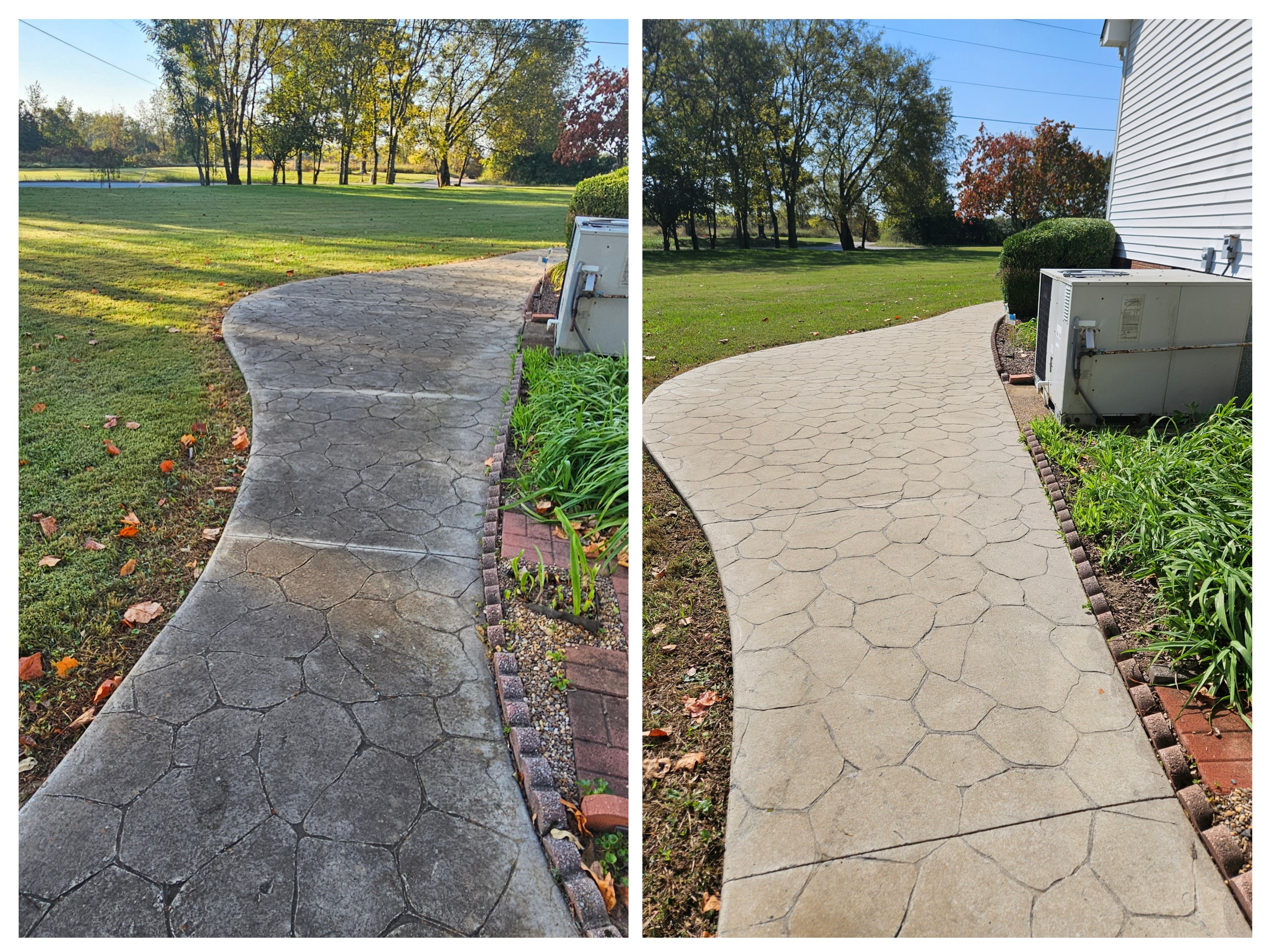 Before and after: Concrete Pathway